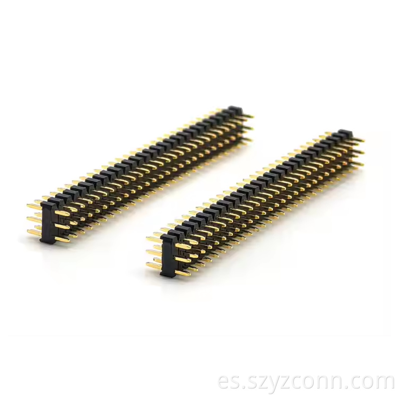 2.0mm Pitch Pin Header Three Rows Straight SQ0.5mm H2.0mm 328P (4)